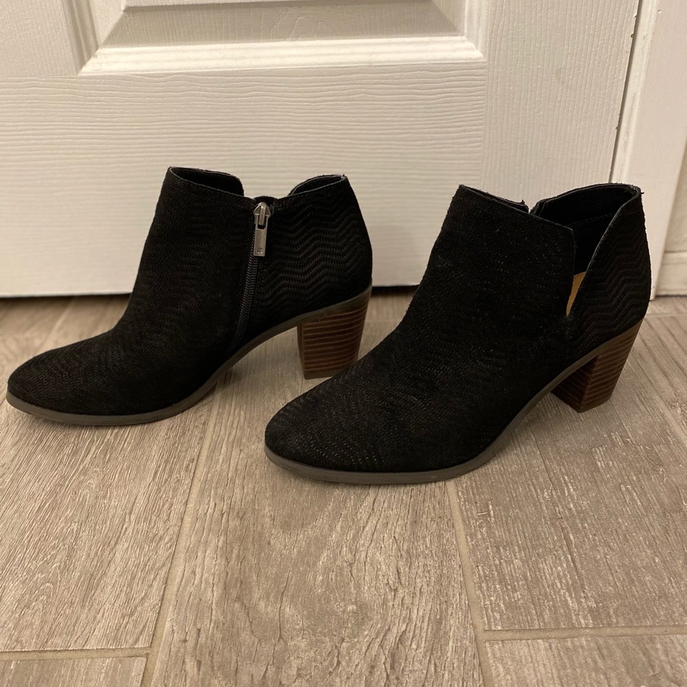 Lucky Brand black ankle boots